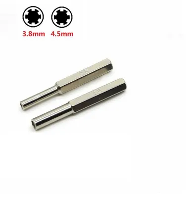 Produktbild von 3,8mm & 4,5mm Schraubendreher Bit Set Für Nintendo 64 NES SNES Game Boy