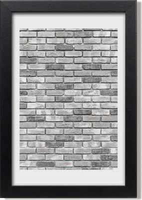 Produktbild von Bild 20x30 MDF-Rahmen, Wandkunst Backsteinmauer