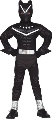 Produktbild von Superheld Abenteuerfigur Katze Kostüm Karneval Umhang Kapuze, Größe: 128/134 Farbe: Schwarz