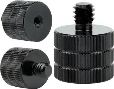 Zdjęcie produktu dla Adapter M4 żeński na 1/4" męski przejściówka aluminiowa do kamer statywów