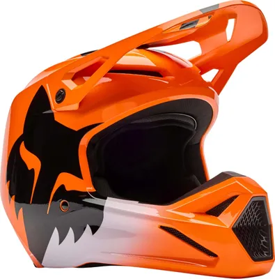 Produktbild von FOX V1 Shield Motocross Helm, orange, S  (55/56)