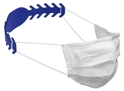 Produktbild von Maskenhalterung "Comfort" standard-blau PP