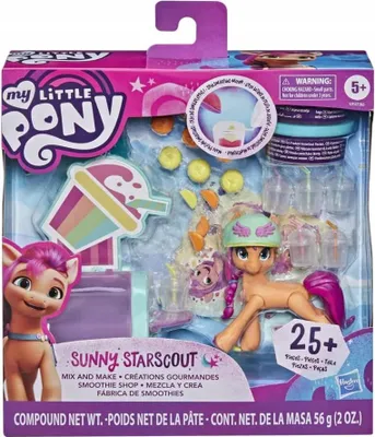 Produktbild von Hasbro F28635L00, F29345L00 - MLP MOVIE SUNNY STARSCOUT MIX AND MAKE