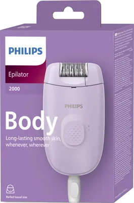 Produktbild von Philips 2000 series BRE238/00 Epilierer, Violett, AC, 100-240 V, 50/60 Hz