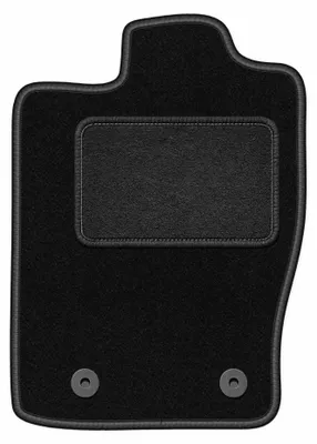 Image de Tapis conducteur en moquette pour Jaguar XK 2006-2014 (coupé) – 1 pièce, noir, sur mesure – Wielganizator LUX