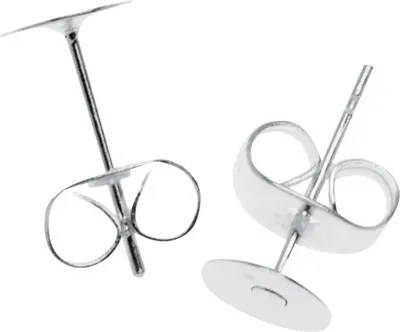 Produktbild von Ohrstecker silber 6 mm 2 Stück
