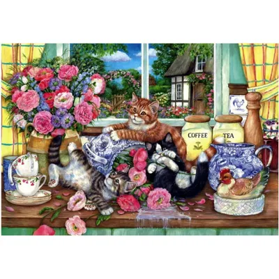 Produktbild von Kätzchen in der Küche (Puzzle)