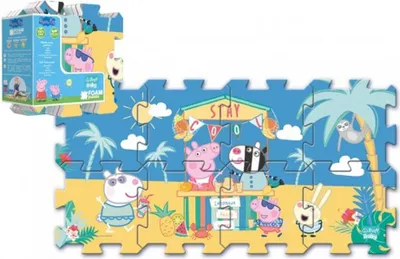 Obrázek produktu pro Pěnové puzzle Prasátko Peppa/Peppa Pig 32x32cm 8ks
