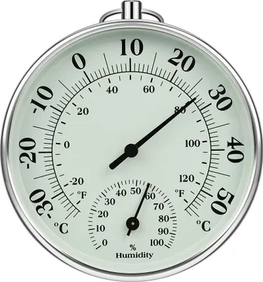 Productafbeelding van Hygrometer en Thermometer voor Binnen en Buiten, 10 cm