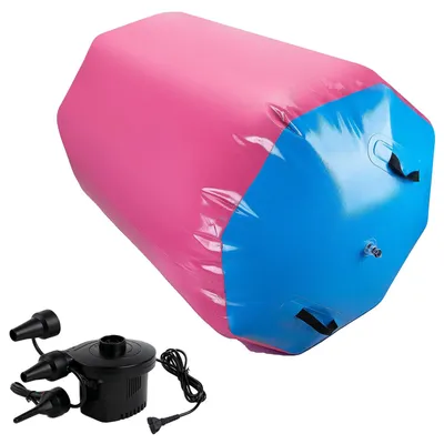 Immagine prodotto di Tornio da ginnastica, gonfiabile, con superficie antiscivolo, colore rosso