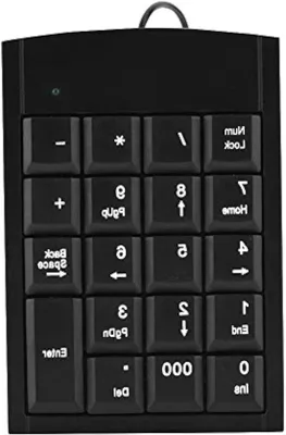 Obrázek produktu pro Přenosná mini USB numerická klávesnice, tichá klávesnice s 19 klávesami