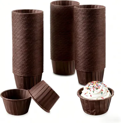 Produktbild von Muffinbackform 150 Stück Muffinformen, Papier-Cupcake-Formen, Muffins, Papier-Muffin-Formen, Cupcake-Formen für Dessert, Hochzeit, Halloween, Geburtst
