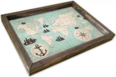 Produktbild von Evila Originals, AT- TRX0206, Bunt, Serviertabletts, Gemälde: 100% MDF (Dicke: 2