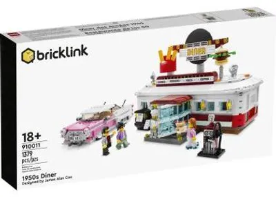 Produktbild von LEGO® Bricklink 910011 Restaurant aus den 1950er-Jahren