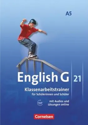 Obrázok produktu pre English G 21. Ausgabe A 5. Klassenarbeitstrainer mit Lösungen und Audios online