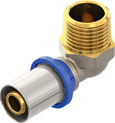 Produktbild von Emmeti Pressfittings für Aluverbundrohr Übergangswinkel Außengewinde 16 x 1/2"