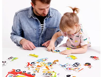 Obrázok produktu pre CzuCzu Progresívne puzzle Vozidlá na staveniskuZA4157