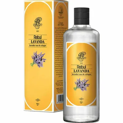 Produktbild von Rebul Eau De Cologne 270ml LAVENDER Splash Lotion Glasflasche