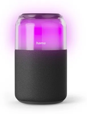 Immagine prodotto di Altoparlante Bluetooth® HAMA "Can Speaker", 4 modalità di illuminazione LED, 5W, nero (00188243) Altoparlante Bluetooth