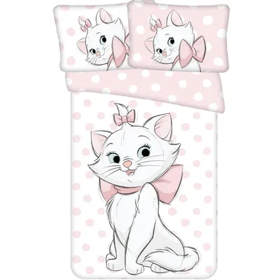 Produktbild von Disney Aristocats Kleinkind Bettbezug Dots - 100 x 135 cm - Baumwolle