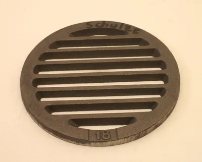 Image de Grille ronde 18 cm Grille de cendrier Grille de foyer en fonte