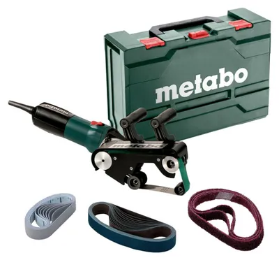 Zdjęcie produktu dla Metabo RBE 9-60, Szlifierka taśmowa rurowa, Czarny, Zielony, Czerwony, 8 m/min, 14 m/min, 99 dB, 88 dB