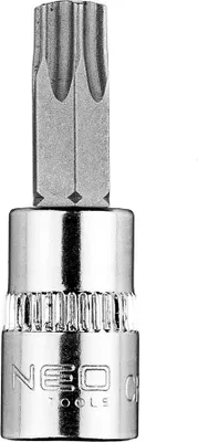 Zdjęcie produktu dla NEO TOOLS Końcówka TORX TX40 na nasadce 1/4", krótka, 37 mm