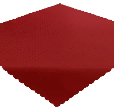 Produktbild von Tischdecke 90 x 90 cm in Dunkelrot für Esstisch & Küche