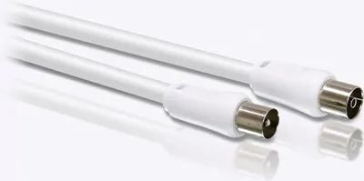 Produktbild von Philips Koaxialkabel SWV2516W/10, 1,5 m, Weiß
