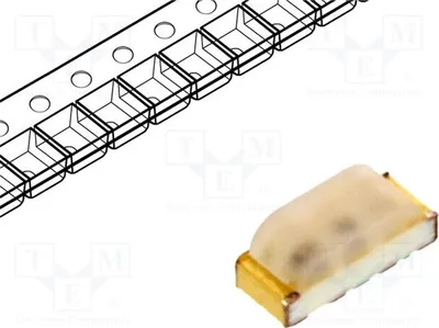 Produktbild von 1x LED 120° 1004 1,9÷2/2÷2,6/3,4÷3,9V SMD 2,5x1x1mm 20mA F-C113 LED-Dioden SMD b