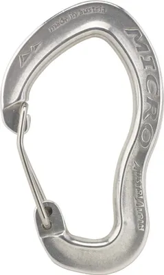Micro Wire Drahtbügelkarabiner von Austri Alpin; aus Metall; für Klettern geeignet.