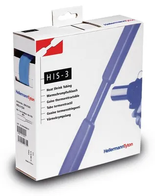 Produktbild von Hellermann HIS-3-6/2-PO-X-BU 5m Warmschrumpfschlauch 3:1 blau 308-30606