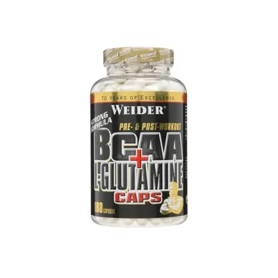 Obrázek produktu pro Weider bcaa + l-glutamin, 180 kapslí 9956