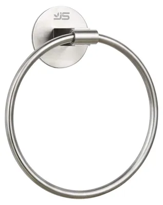 Immagine prodotto di Portasciugamani senza fori, anello in acciaio inossidabile autoadesivo, 18 cm, per cucina e bagno