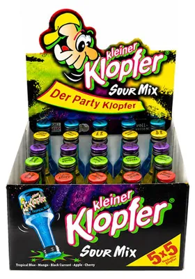 Produktbild von Kleiner Klopfer Sour Mix, 15% Vol. 25x 0,02 l Partybox