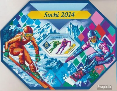 Produktbild von Briefmarken Salomoninseln 2014 Mi Block 319 (kompl. Ausg.) postfrisch Sotschi 2014