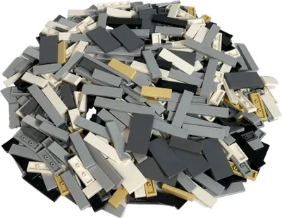A pile of assorted LEGO bricks.