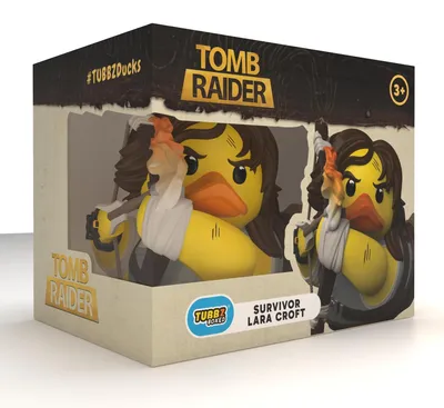 Immagine prodotto di Tomb Raider, figurina in PVC Tubbz, Lara Croft (Sopravvissuta), edizione da collezione, 10 cm