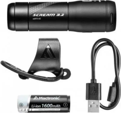 Produktbild von Scream 3.2 600Lm Wiederaufladbare Fahrrad-Vorderlampe - La-Abf0165