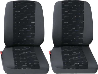 Produktbild von Transporter Sitzbezüge für zwei Einzelsitze (vorne) 2-teilig ohne Seitenairbag - Profi 2 in blau | Autositzbezüge / Schonbezüge von PETEX