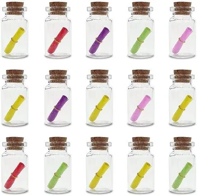 Produktbild von IMstore - Wunschflasche - Diy Dekoration - Transparent - Glasflaschen
