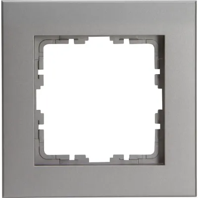 Produktbild von Kopp Abdeckrahmen 1f.HK07 402147002 stahlfarben