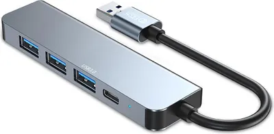 Produktbild von Tech-Protect V0-Hub-Adapter 5In1 Grau