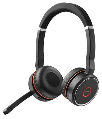 Produktbild von Jabra Evolve 75 MS Stereo - Headset - On-Ear - Bluetooth - kabellos - aktive Rauschunterdrückung