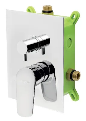 Obrázek produktu pro Podomítková sprchová baterie Novaservis Titania Pure chrom BOX90351R,0