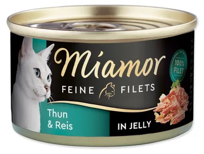 Produktbild von Miamor Feine Filets Adult Thunfisch mit Reis in Gelee 100g