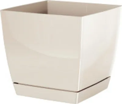 Immagine prodotto di Vaso da fiori 24x24cm Coubi Square P DUKP240-CY728 crema plastica PROSPERPLAST
