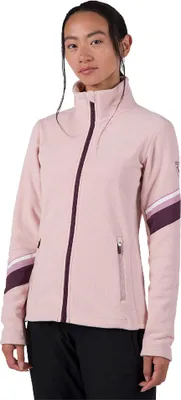 Produktbild von Rossignol Strawpile Fleece Mit Durchgehendem Reißverschluss Rosa L Frau Rosa L
