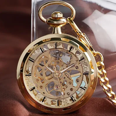 Image de Montre de Poche MA-4709 Doré - Élégance Classique pour Hommes KP4709