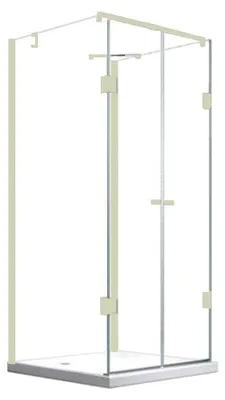 Immagine prodotto di Glaswerk Westfalen- Emma 80x100x80x180cm U Duschkabine+DT- Weiß